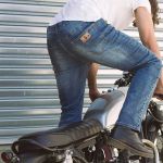 Draggin Rebel Jeans |Light Blue Motorcycle Jeans 