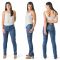 Ladies Draggin Classic Stretch Jeans - high Waist - Blue