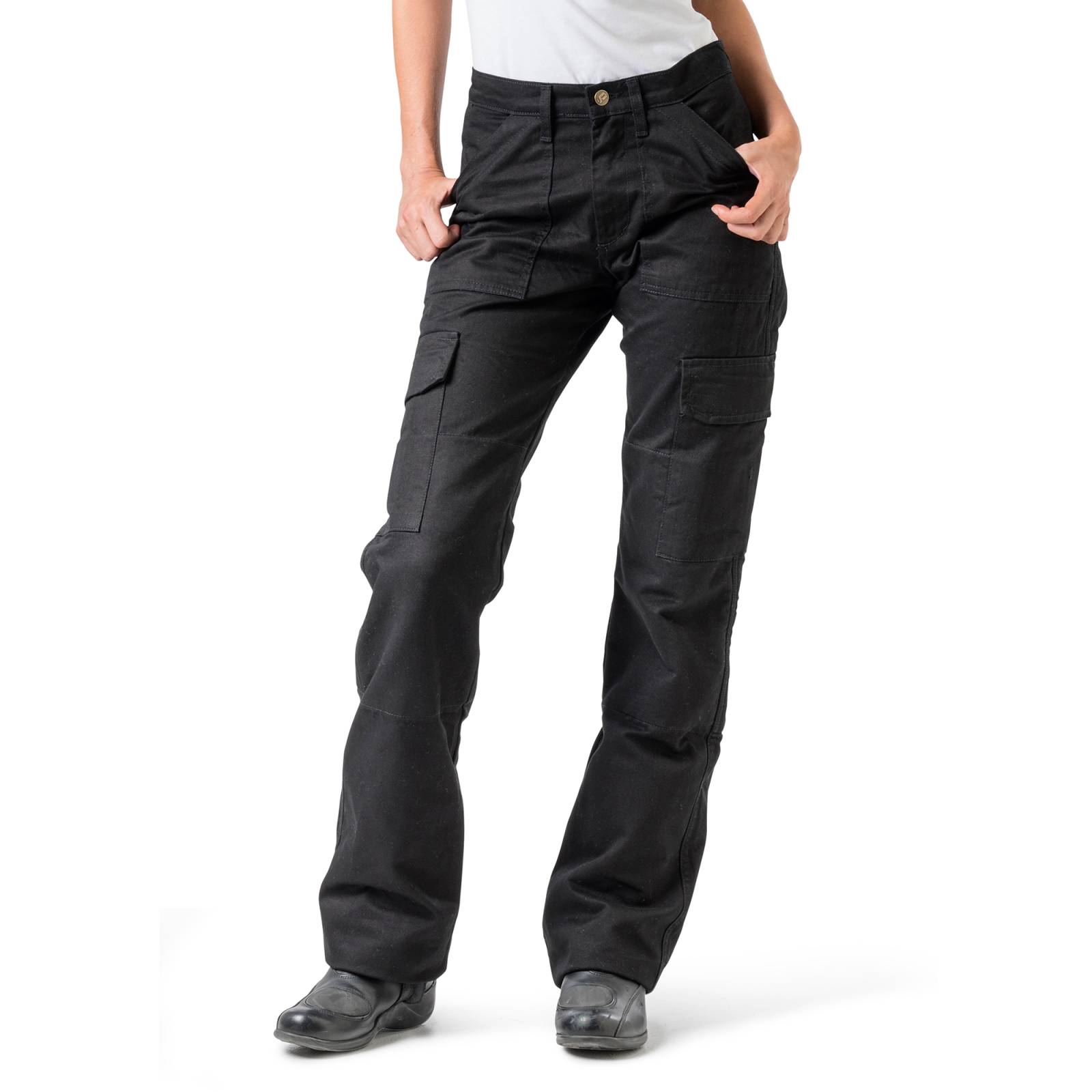 High-waisted cargo trousers - REPLAY Online Store