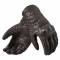 REVIT! Monster 2 Women's Gloves | Women's Retro Leather Motorcycle Gloves Dark Brown