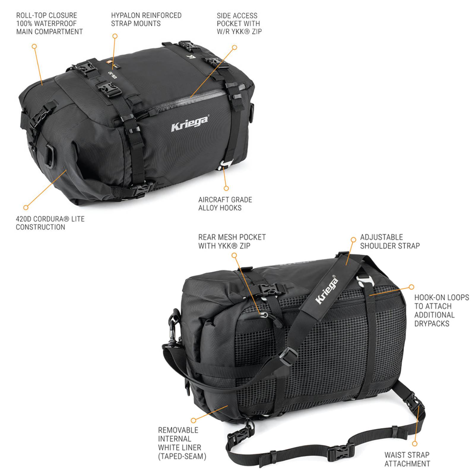 Kriega us 20 Drypack