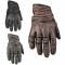 Speed and Strength Rust and Redemption Perforated Leather Summer Motorcycle Gloves With Short Cuff