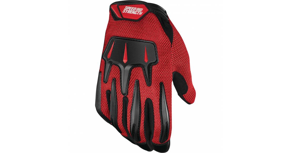 Speed & Strength Tapout Moto Mesh Gloves Black/white Md 
