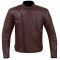 Merlin Lichfield Leather Motorcycle Jacket - Oxblood Red