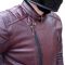 Merlin Lichfield Leather Motorcycle Jacket - Oxblood Red