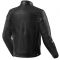 Mens REVIT! Roamer 2 Classic Black Leather Motorcycle Jacket