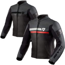 REVIT! Mile Leather Jacket | 70's Inspired Retro Race Jacket