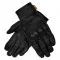 Merlin Shenstone D3O Gloves - Black Leather And Mesh Summer Motorcycle Gloves