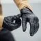 Merlin Clanstone Black Cafe Racer Heritage Leather Gloves