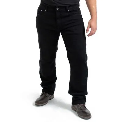 Resurgence Warrior Straight Leg Motorcycle Jeans - Black