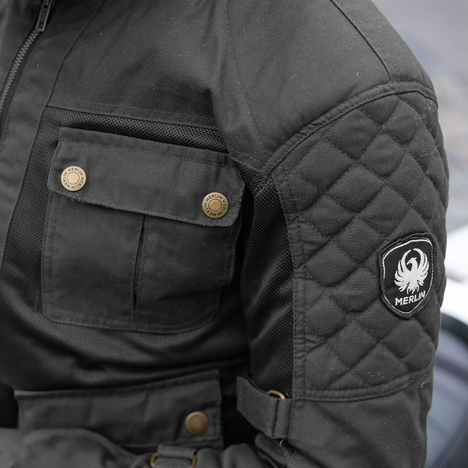 Merlin Chigwell Utility Jacket - Black - Small to 4XL | Riders Line
