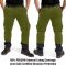 Resurgence AAA Cafe Cargo Pants Black - Internal Pekev Lining Coverage