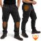 Resurgence AAA Cafe Cargo Pants Black - Included D3O Armour Inserts (removable)