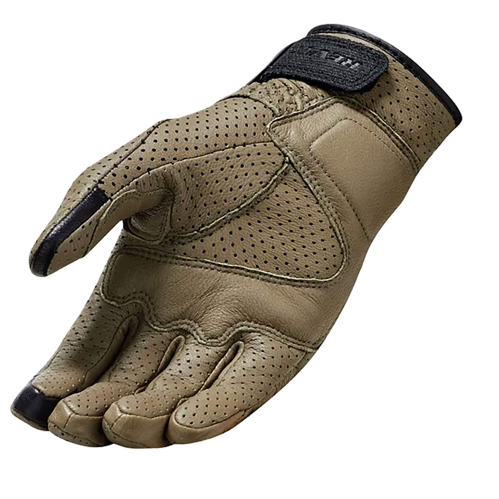 REV'IT! Avion 3 Perforated Leather Motorcycle Gloves - Olive Green