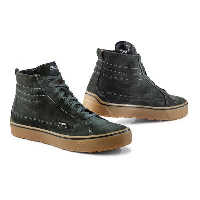 TCX Street 3 Waterproof Motorcycle Riding Shoes - Green