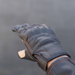 Black Pup Moto Thumpa Gloves - Gen 3 - Dark Charcoal Brown