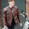 Merlin Chester D3O Jacket - Black Vintage Leather Motorcycle Jacket
