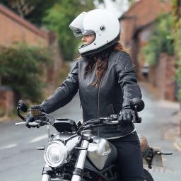 Merlin Ladies Bristol D3O Leather Jacket - Black