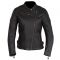 Merlin Ladies Bristol D3O Cafe Leather Motorcycle Jacket - Black