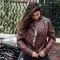 Merlin Bristol D3O Ladies Brown Leather Motorcycle Jacket