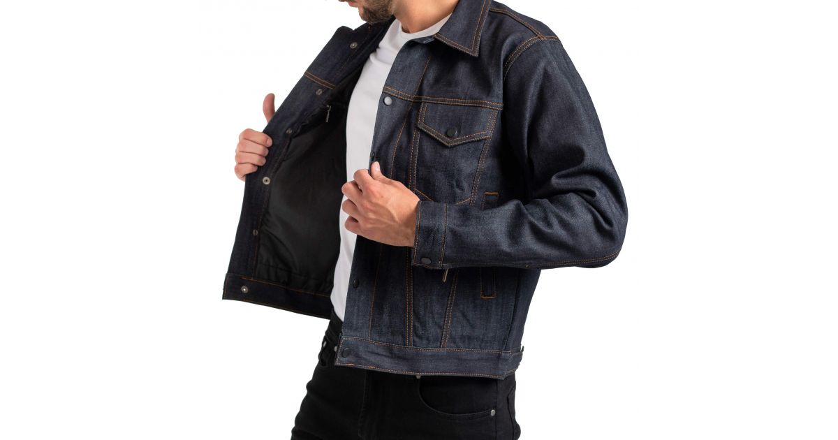 Resurgence AAA Denim Motorcycle Jacket - Raw Blue | Riders Line