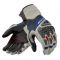 REVIT! Sand 5 Gloves Silver Red - Adventure, Enduro and Dual Sport Summer Gloves