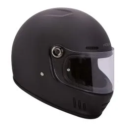 Merlin Revival Vintage Helmet - Matt Black