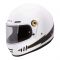 Merlin Revival Vintage Motorcycle Helmet - Flash Optic White