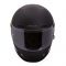 Merlin Revival Vintage Motorcycle Helmet - Flash Matt Black