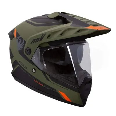 Merlin Torres Adventure Motorcycle Helmet - Matt Green