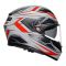AGV K3 Space Motorcycle Full Face Helmet - White/Red/Fluro