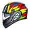 AGV K3 Bird 2.0 Full Face Motorcycle Helmet - Grey/Yellow/Red