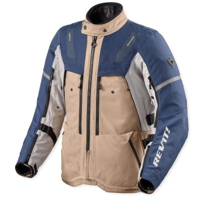 REVIT! Sand 5 H2O Adventure Motorcycle Jacket - Sand-Blue