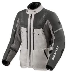 REVIT! Sand 5 H2O Adventure motorcycle Jacket - Silver-Anthracite