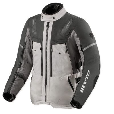 REVIT! Sand 5 H2O Adventure motorcycle Jacket - Silver-Anthracite