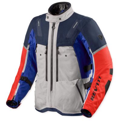 REVIT! Sand 5 H2O Adventure Motorcycle Jacket - Silver-Blue