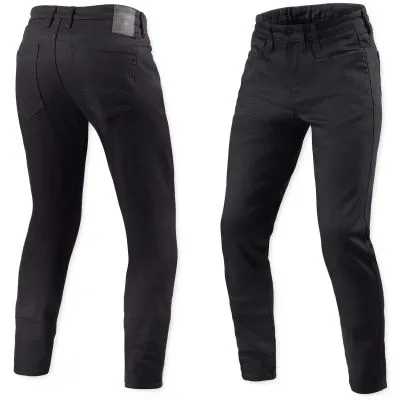 REVIT! Kai Skinny Black Single Layer Motorcycle Jeans