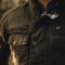 Merlin Perton II Wax Heritage Motorcycle Jacket - Olive - Waterproof