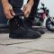Merlin Knots D3O Side Zip Canvas Motorcycle Boots - Black