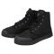 Merlin Knots D3O Side Zip Canvas Motorcycle Boots - Black