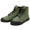 Merlin Knots D3O Side Zip Canvas Motorcycle Boots - Olive Green