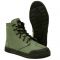 Merlin Knots D3O Side Zip Canvas Motorcycle Boots - Olive Green