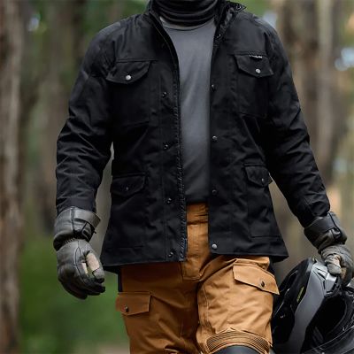 Black Pup Moto Tallarook Gen 3 Waterproof Adventure Motorcycle Jacket - Desert Tan