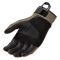 REVIT! Lewisville Retro Leather Motorcycle Gloves - Sand Black