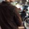 Merlin Torsten AAA Dark Brown Leather Motorcycle Jacket