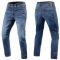 REVIT! Reed SF Jeans - Light Blue Slim Fit AAA Rated Single Layer Motorcycle Jeans