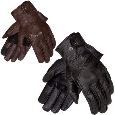 Merlin Legacy D3O Classic Perforated Leather Motorcycle Gloves