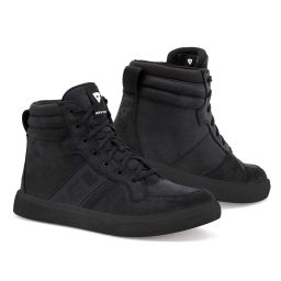 REVIT! Kick Shoes - Hi-Top All Black Motorcycle Sneakers