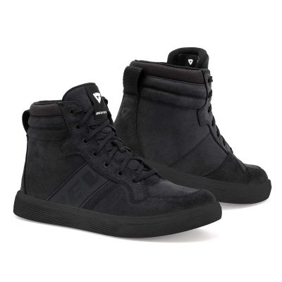 REVIT! Kick Shoes - Hi-Top All Black Motorcycle Sneakers