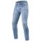 REVIT! Piston 3 Light Blue Skinny Fit Motorcycle Jeans - AA Rated